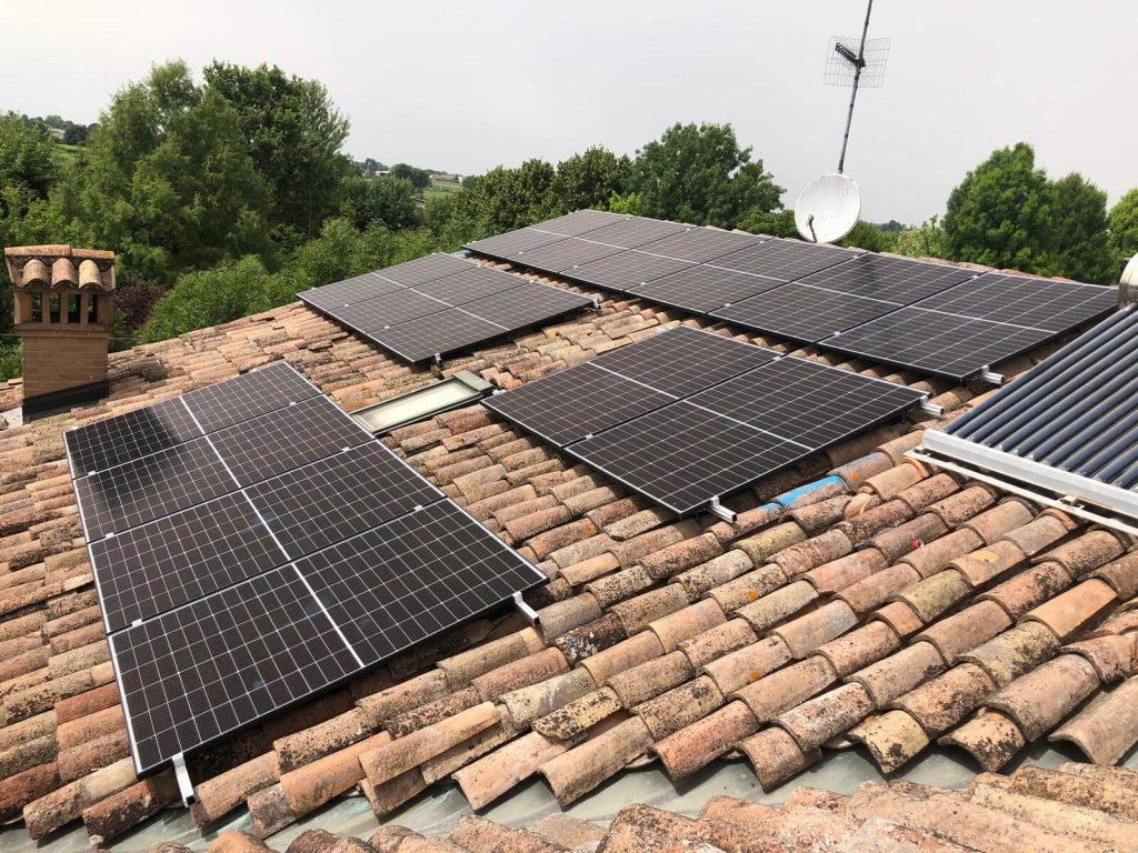 sistema fotovoltaico 6,7 kW 15 moduli trina solar